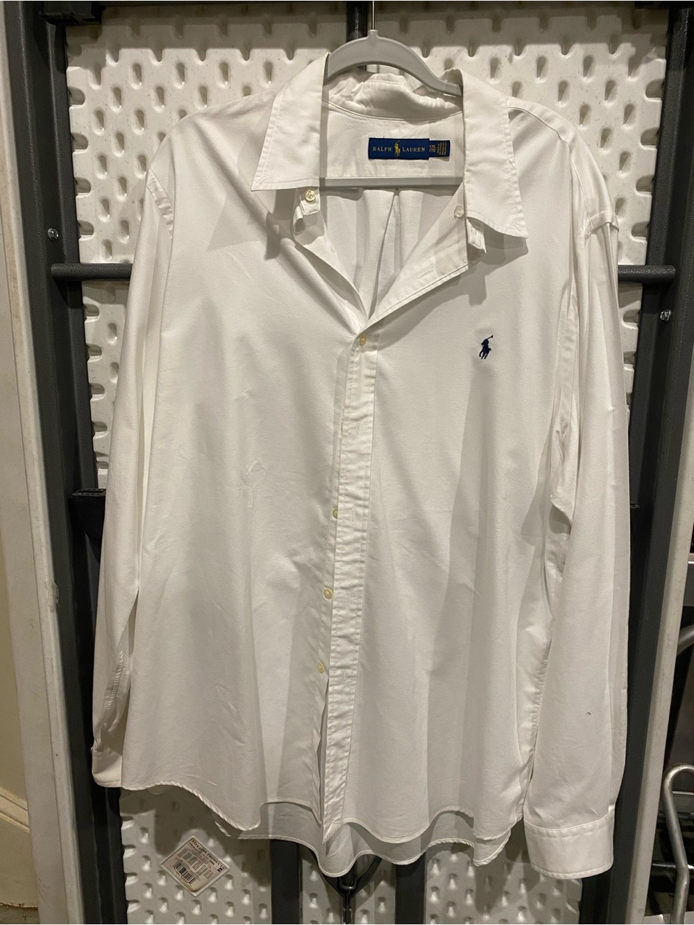 Ralph Lauren White Button-Down Dress Shirt